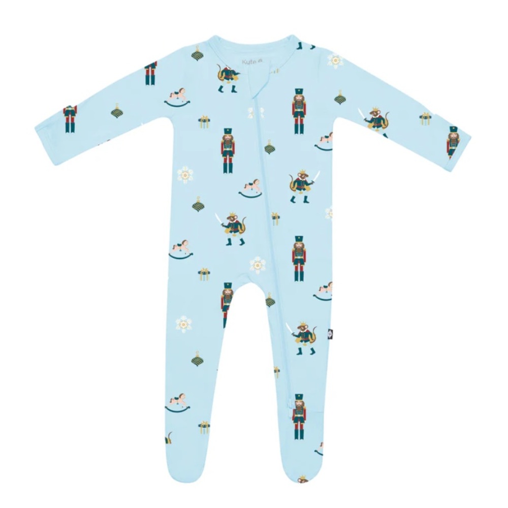 Kyte BABY Light Blue Nutcracker Footie